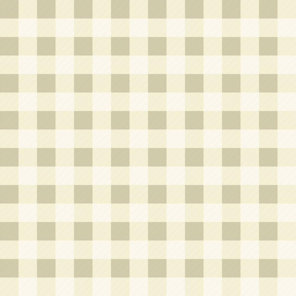 Light Vanilla Gingham Vector Texture Seamless Pattern