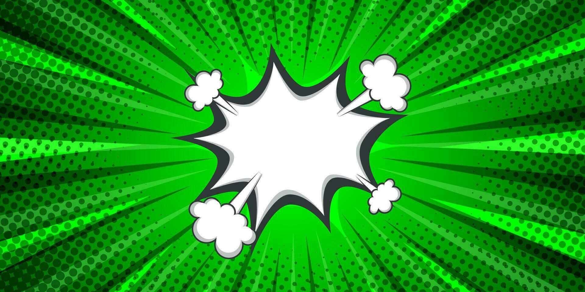 Comic Speech Bubble, Cartoon Vector Illustration