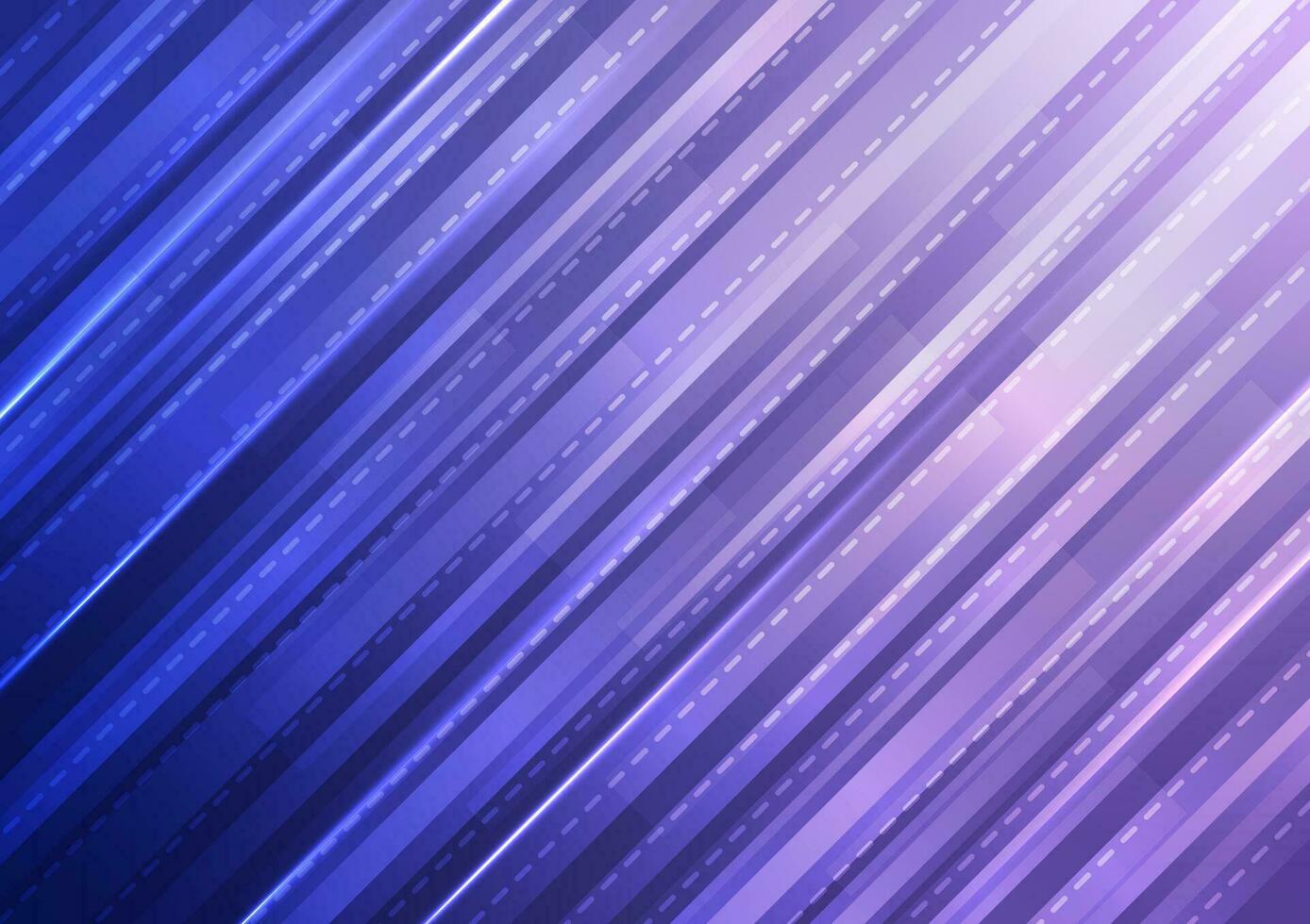 Abstract blue gradient purple decorative line pattern background vector