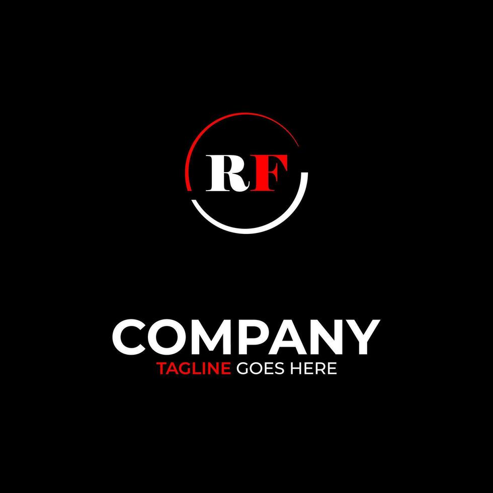 RF creative modern letters logo design template vector