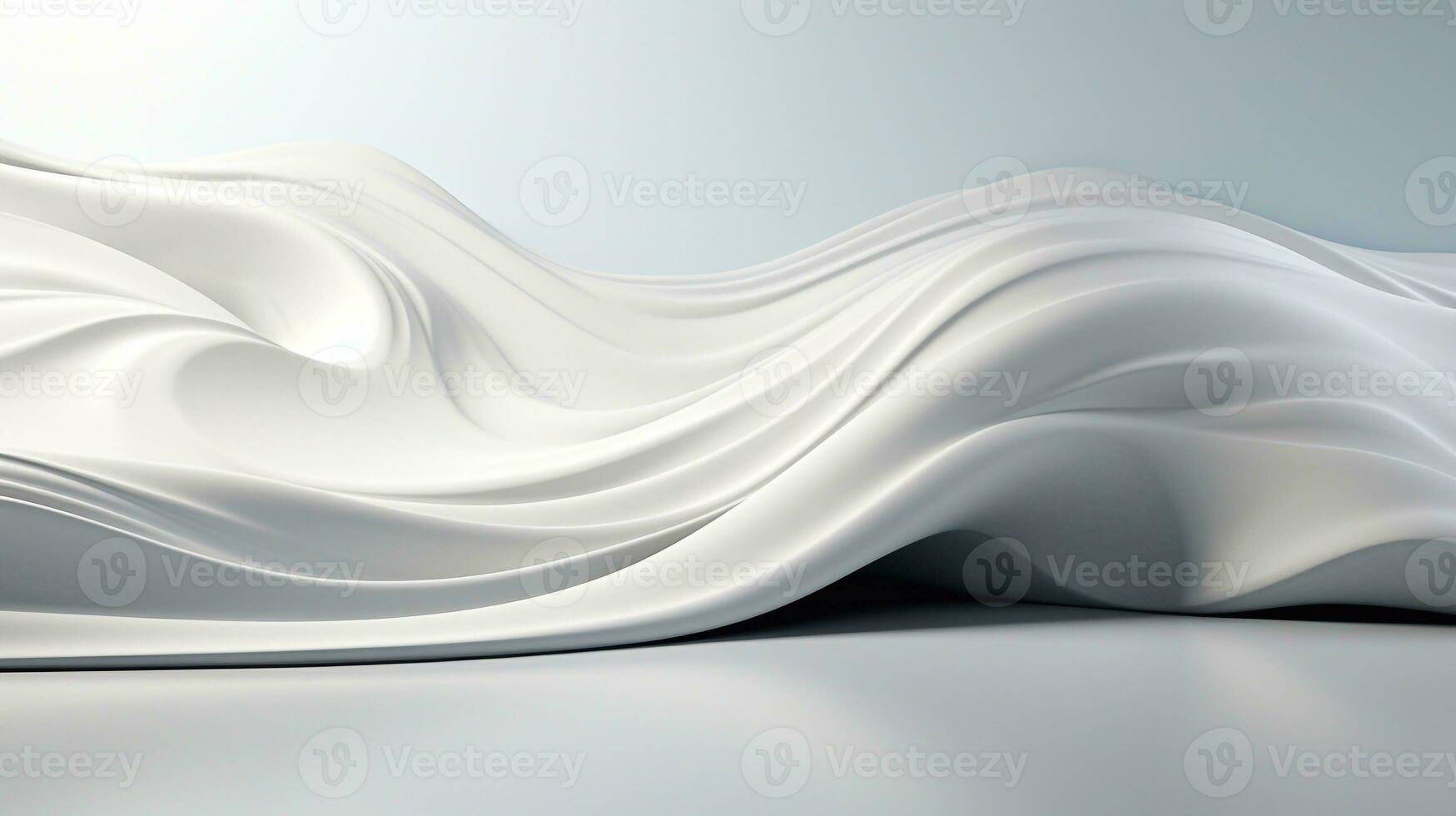 Abstract Canvas Ethereal White Light Grey Generative AI photo