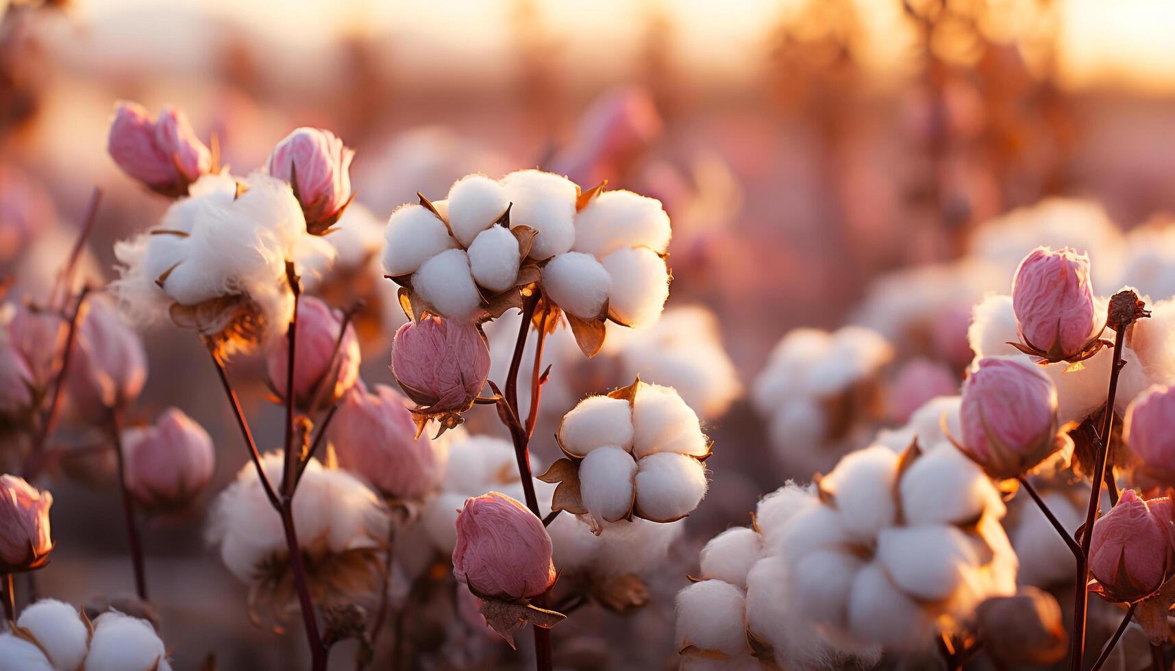 Freshness of springtime blossoms in a meadow, nature beauty blooms generated by AI photo