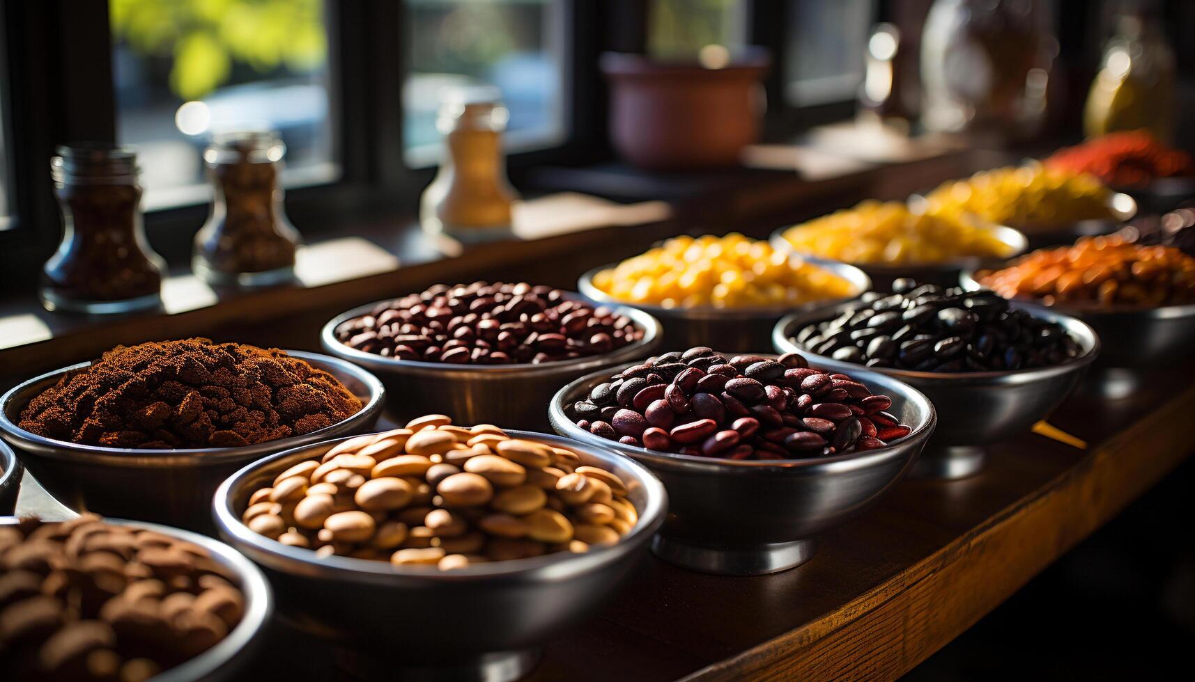 un sano estilo de vida frescura, orgánico, sano comiendo, vegetariano alimento, variedad generado por ai foto