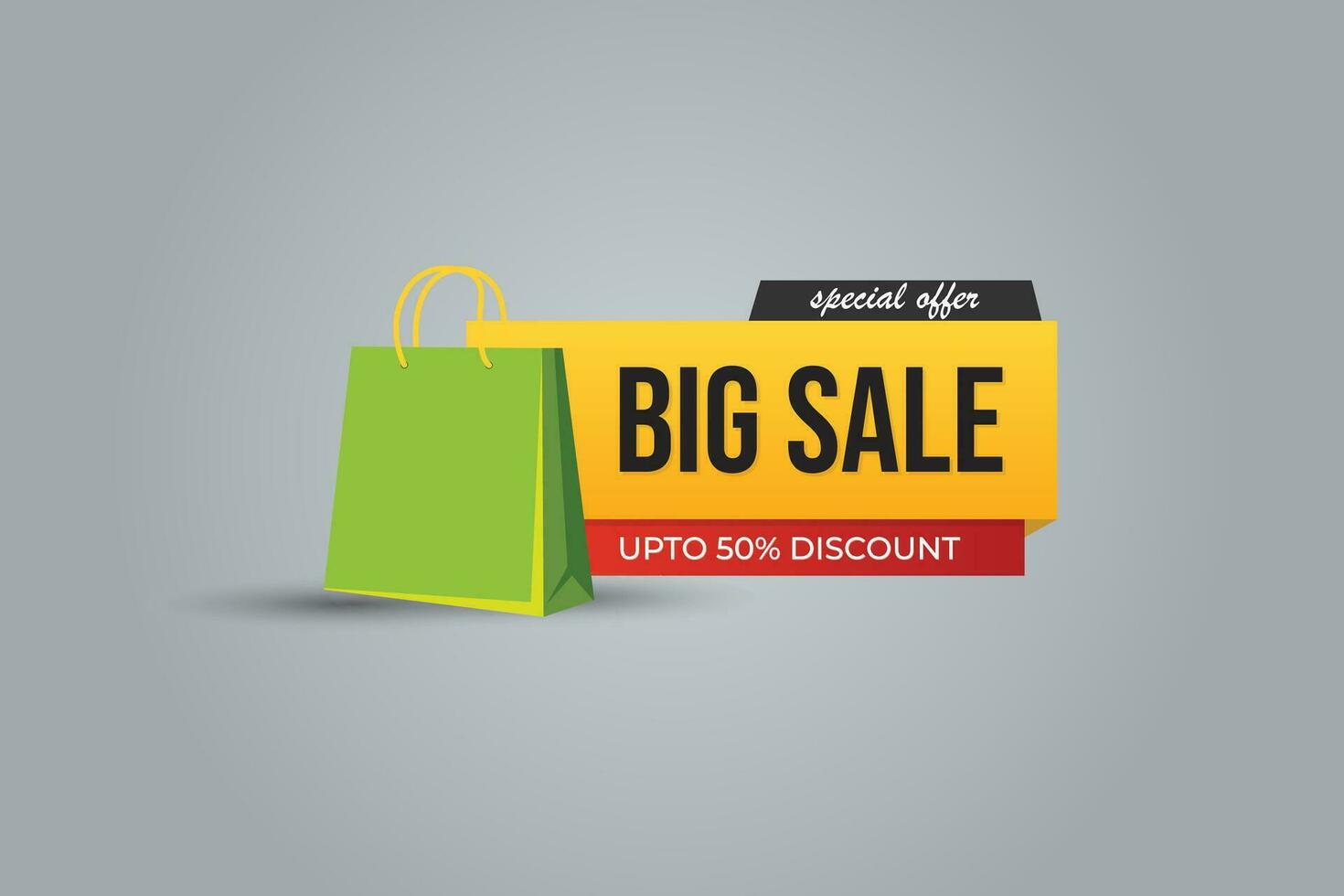 Vector vector big sale banner abstract colorful sales banner template