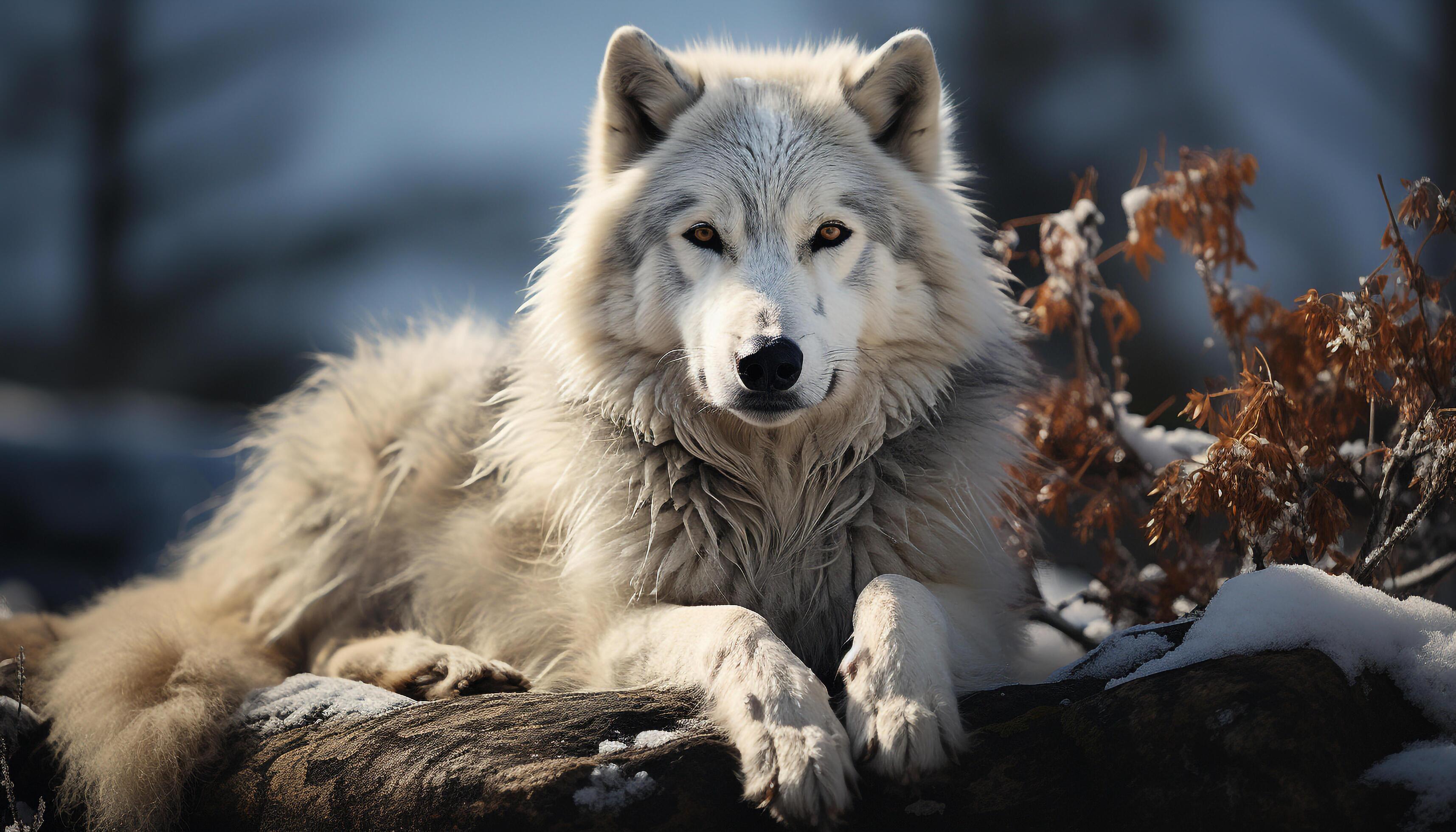 Wolf Sitting By Tree Meme - yih93gt