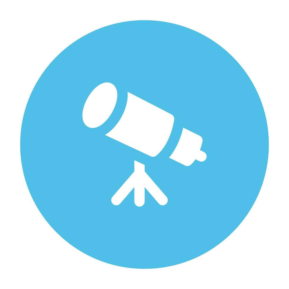 Science and Lab Flat cicular icon vector