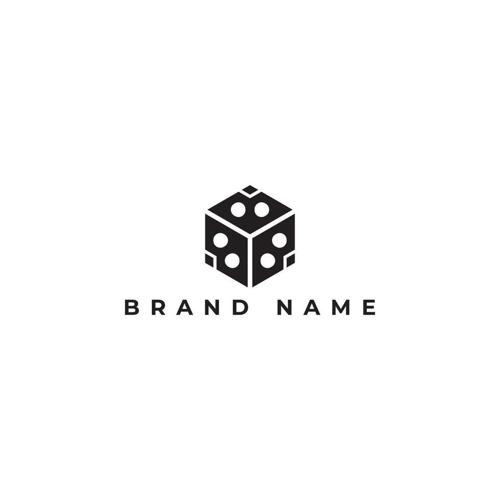 Abstract Geometric Hexagon Letter B Business Company Vector Logo Design in black color isolated on a white background. Letter B logo applied for food and restaurant business logo design inspiration