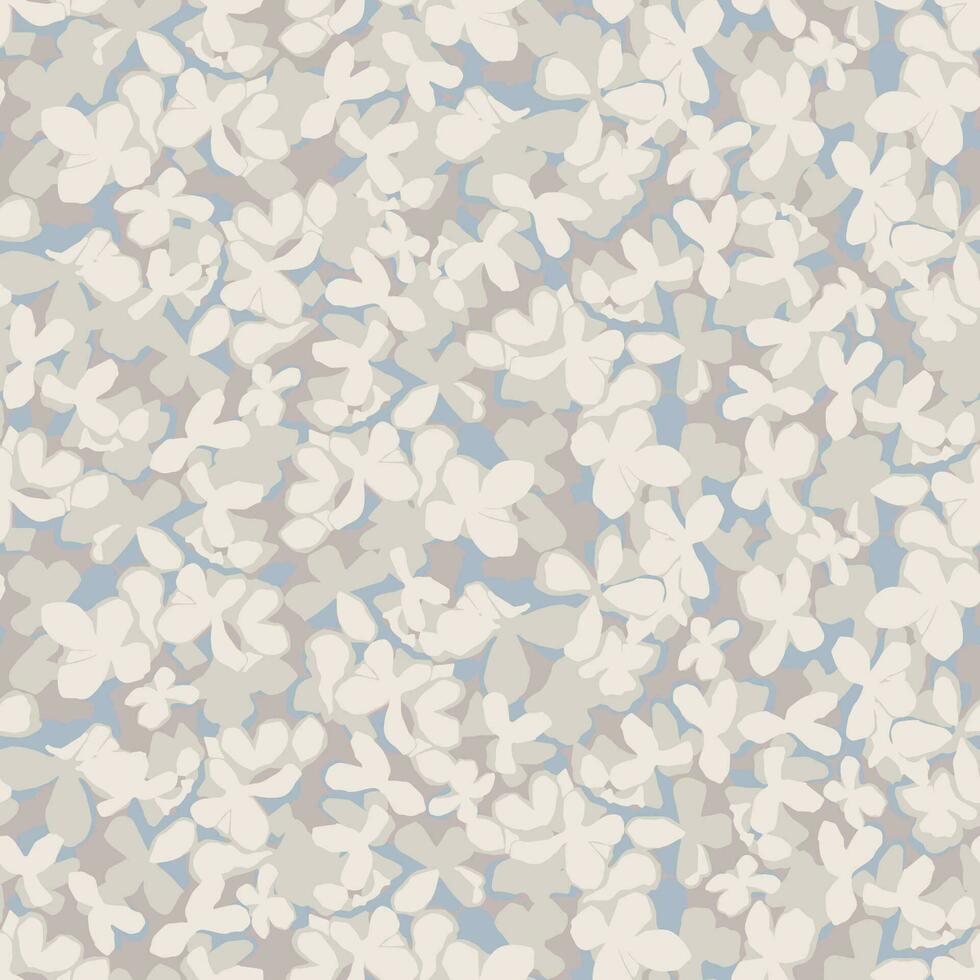 Vector abstract small flower seamless repeat pattern digital artwork