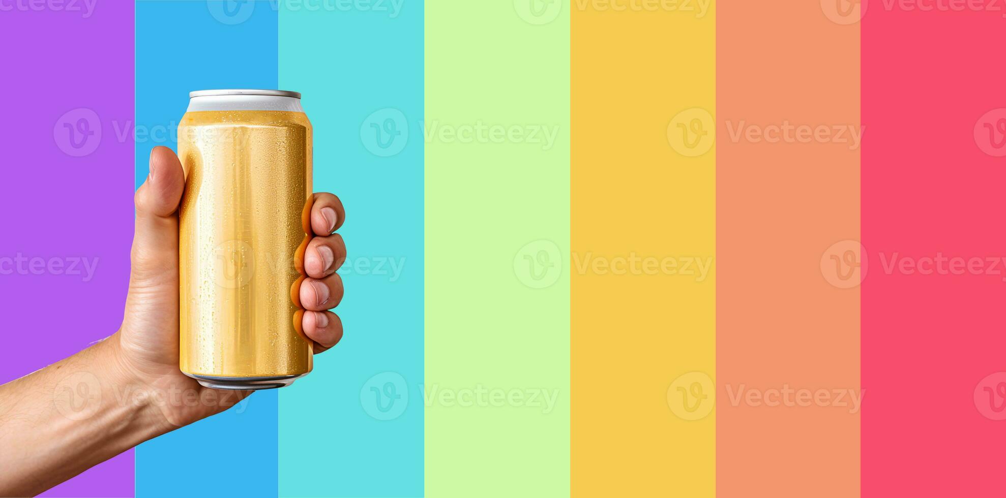 Generative AI content. Close-up of a man's hand holding a glass of beer on a white background, isolated object, copy space. photo