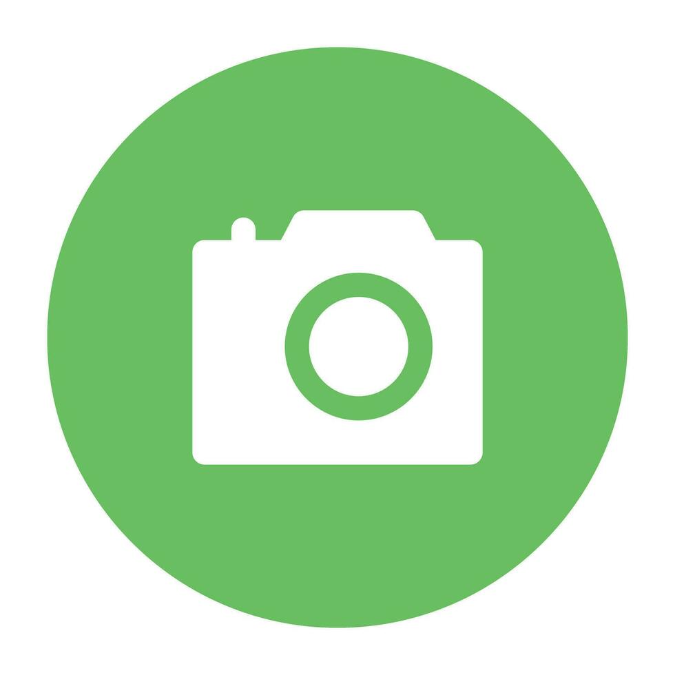 Pack of Media Flat Circular Icons vector