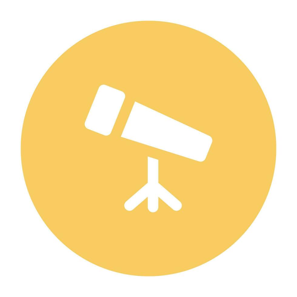 Science and Lab Flat cicular icon vector