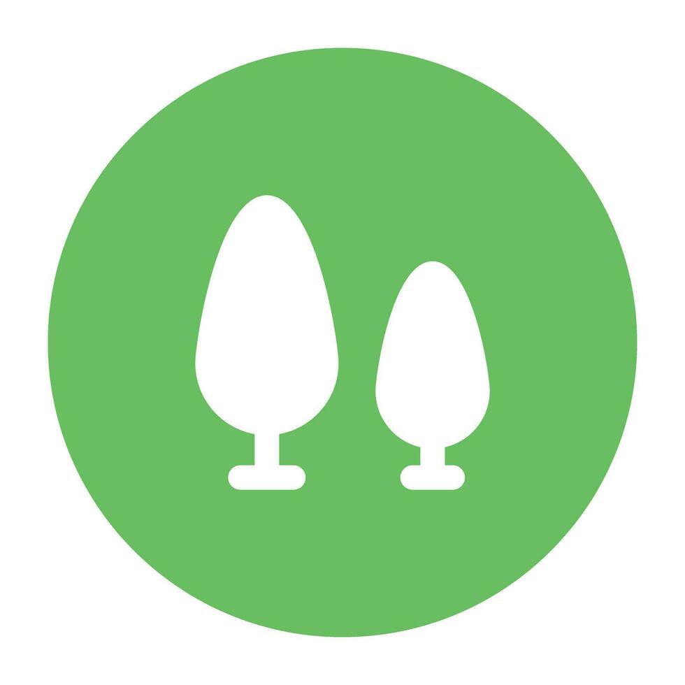 Nature and Weather Flat Round vector