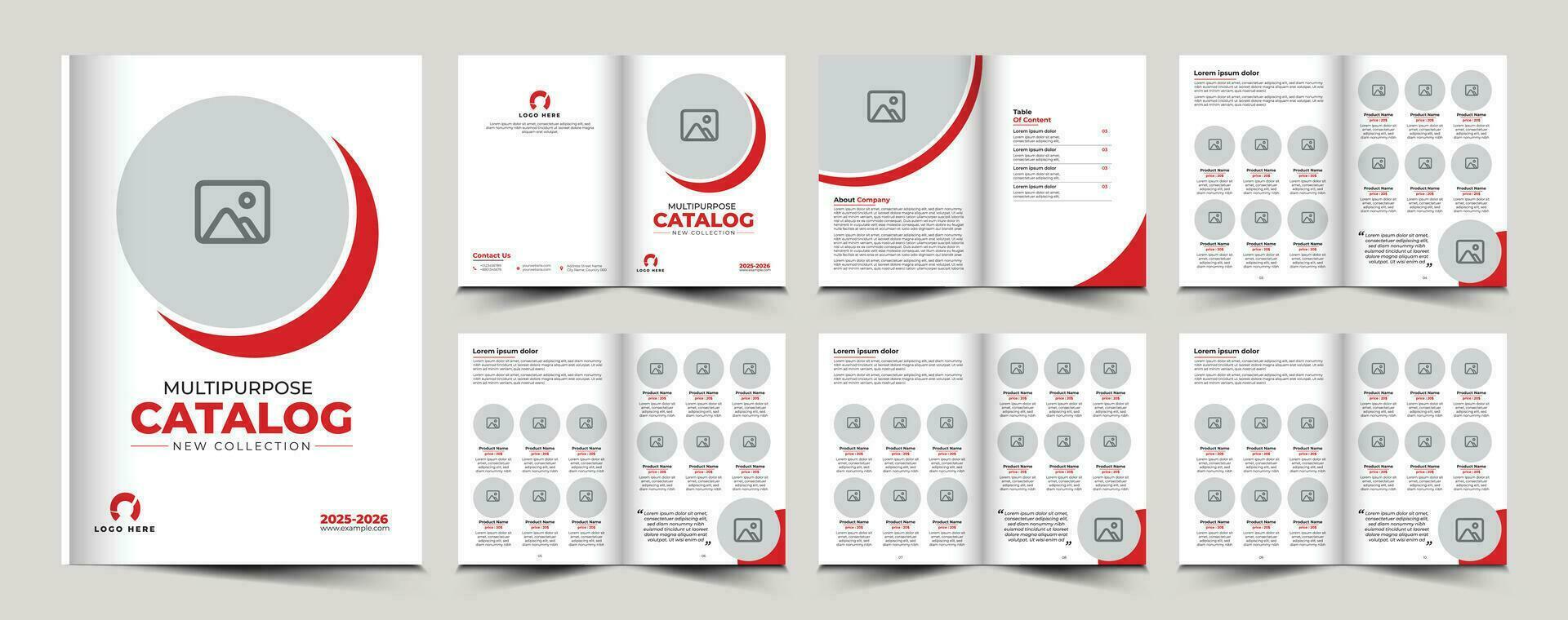 producto catalogar o Catálogo modelo diseño vector