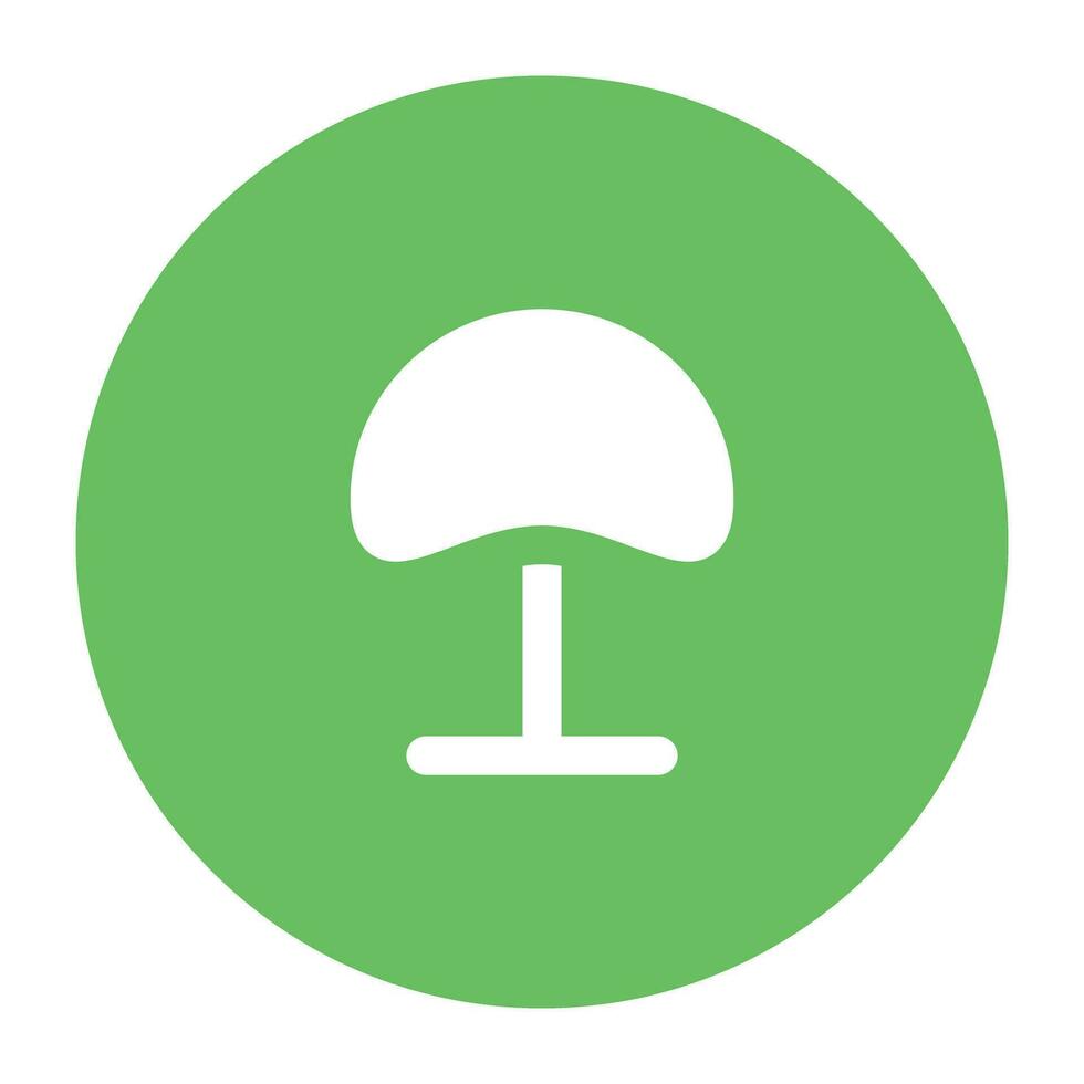 Nature and Weather Flat Round vector