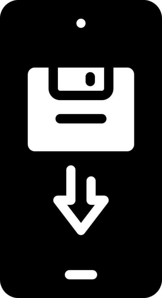 solid icon for saved vector