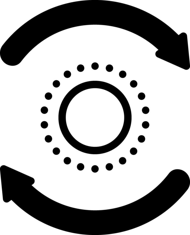 solid icon for loop vector
