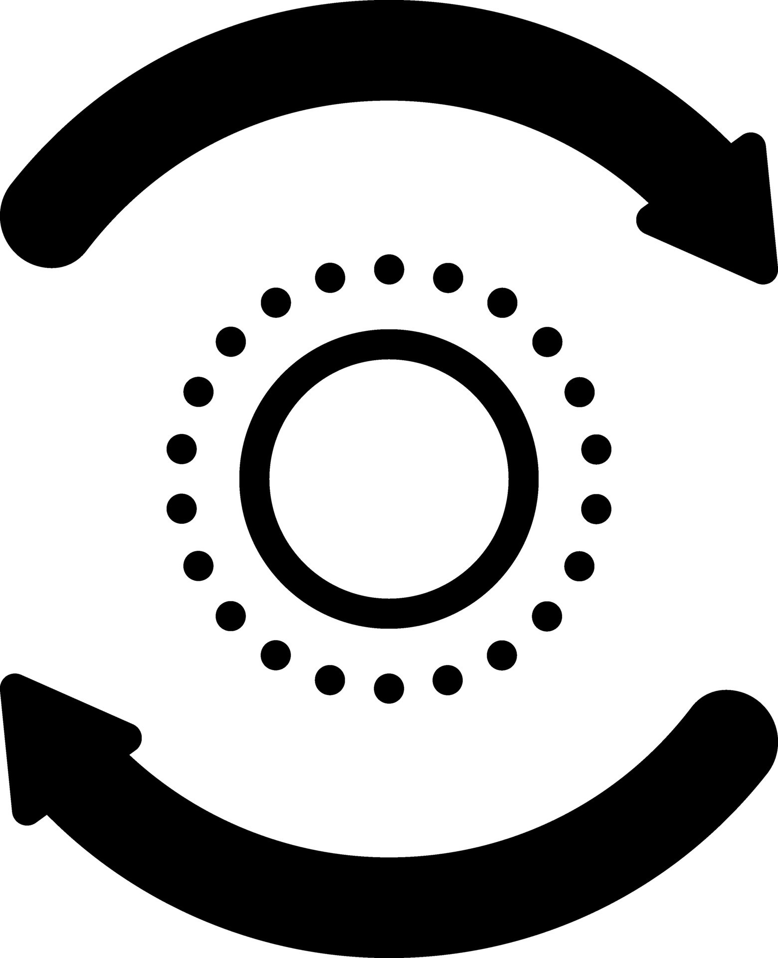 solid icon for loop 30912248 Vector Art at Vecteezy