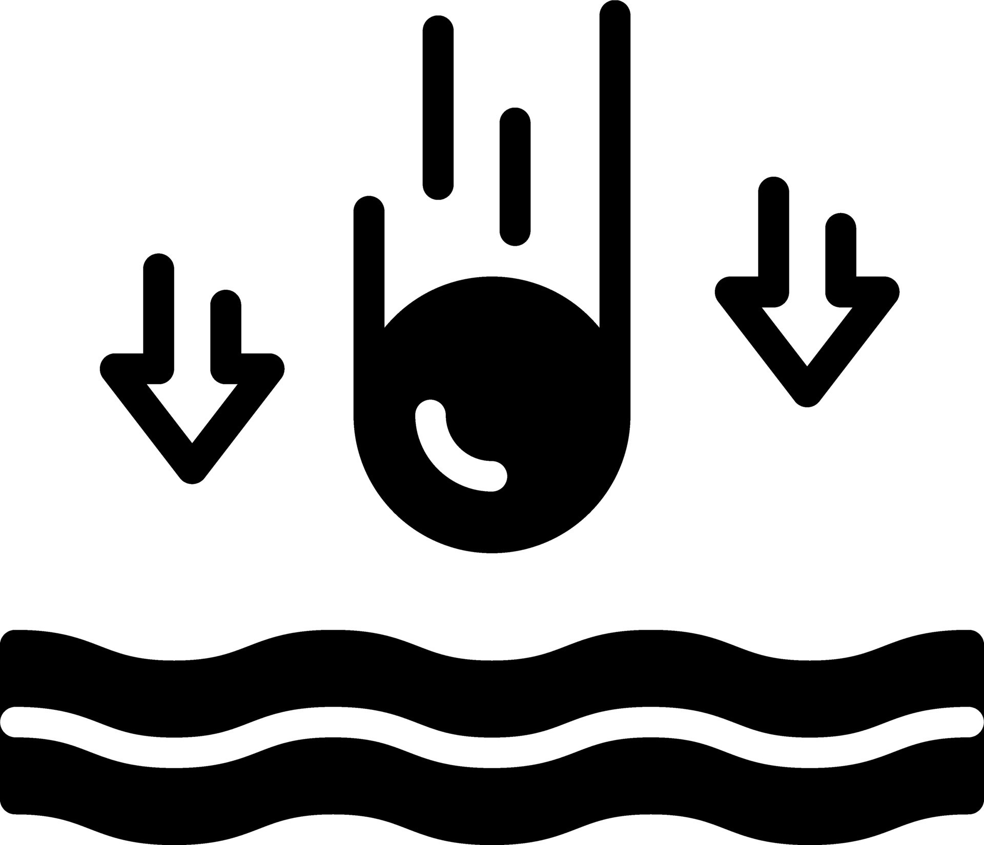 solid icon for beneath 30912253 Vector Art at Vecteezy