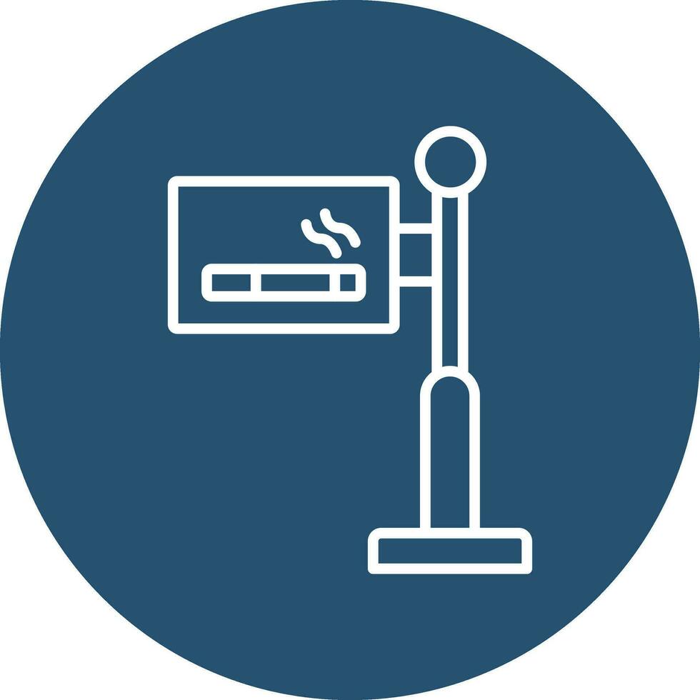 Smoking Area Vector Icon