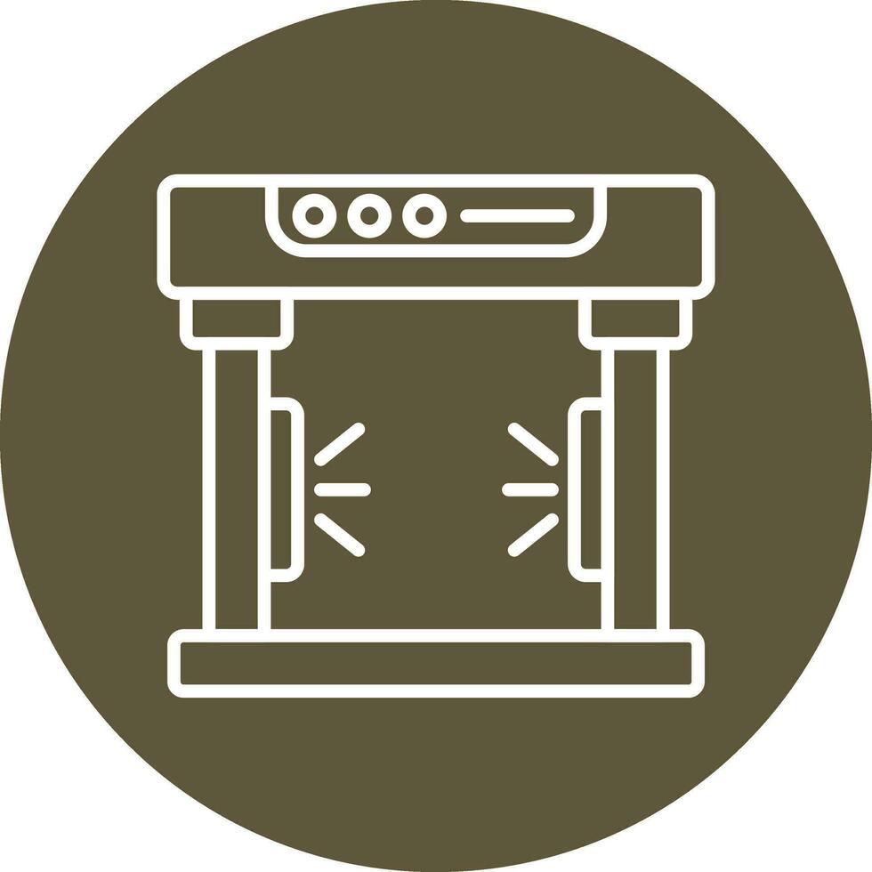 Metal Detector Vector Icon