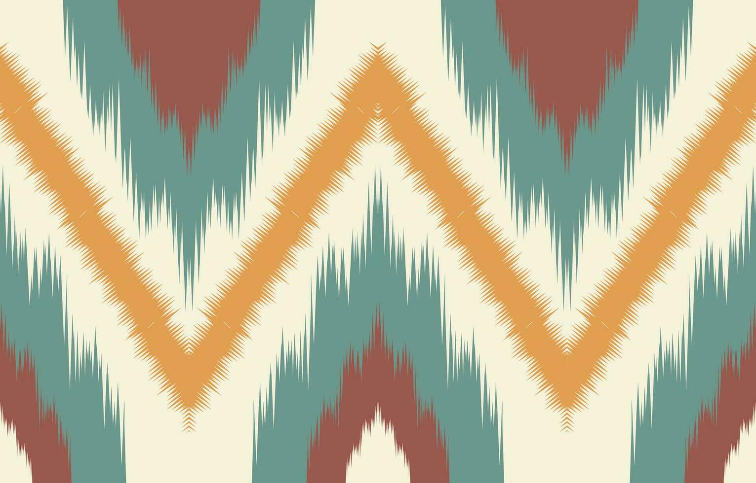 Ethnic abstract ikat art. Aztec ornament print. geometric ethnic pattern seamless  color oriental.  Design for background ,curtain, carpet, wallpaper, clothing, wrapping, Batik, vector illustration.