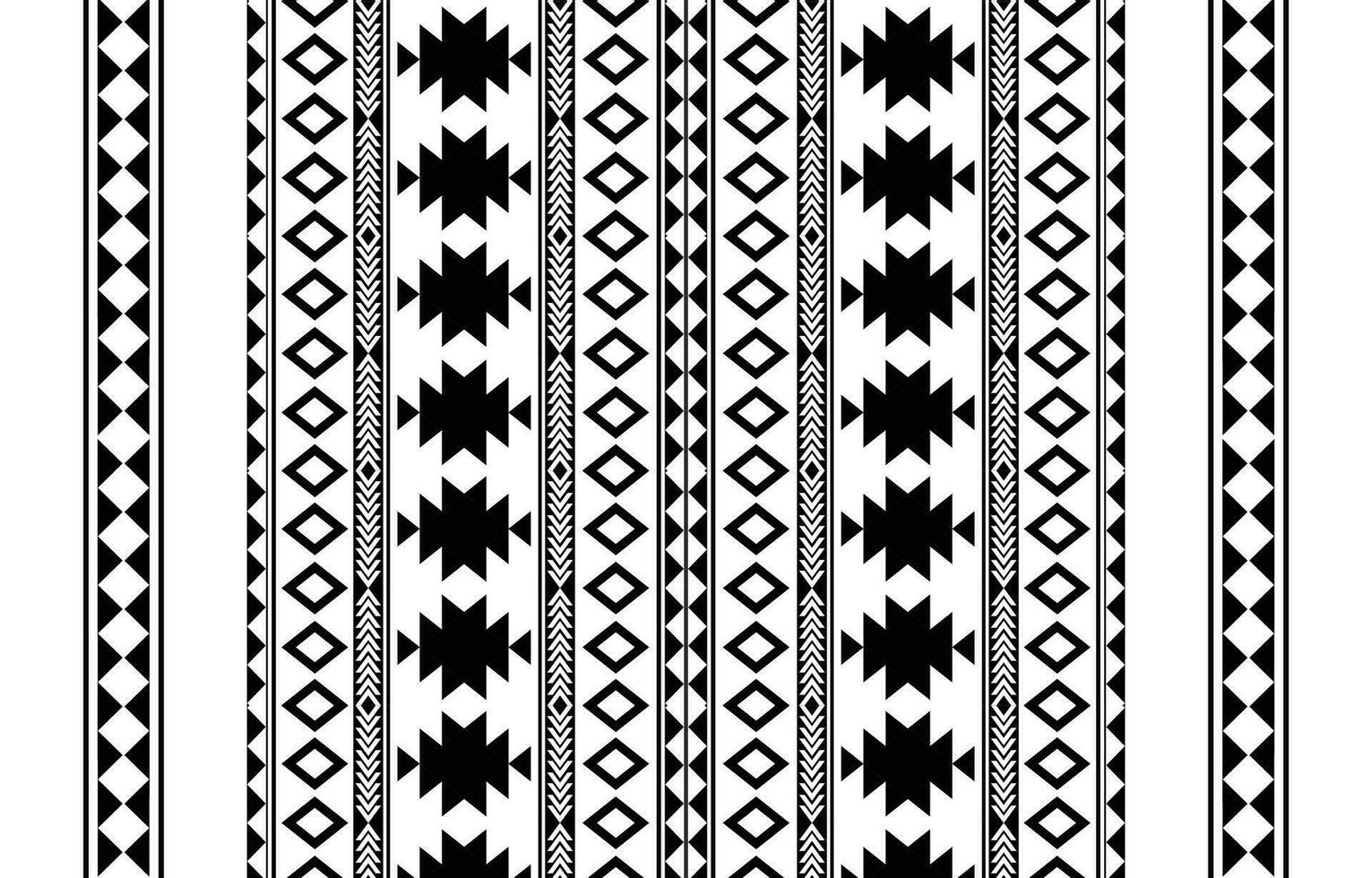 aztec seamless pattern.  rug textile print texture Tribal design, geometric symbols for logo, cards, fabric decorative works. traditional print vector illustration. on black and white background.