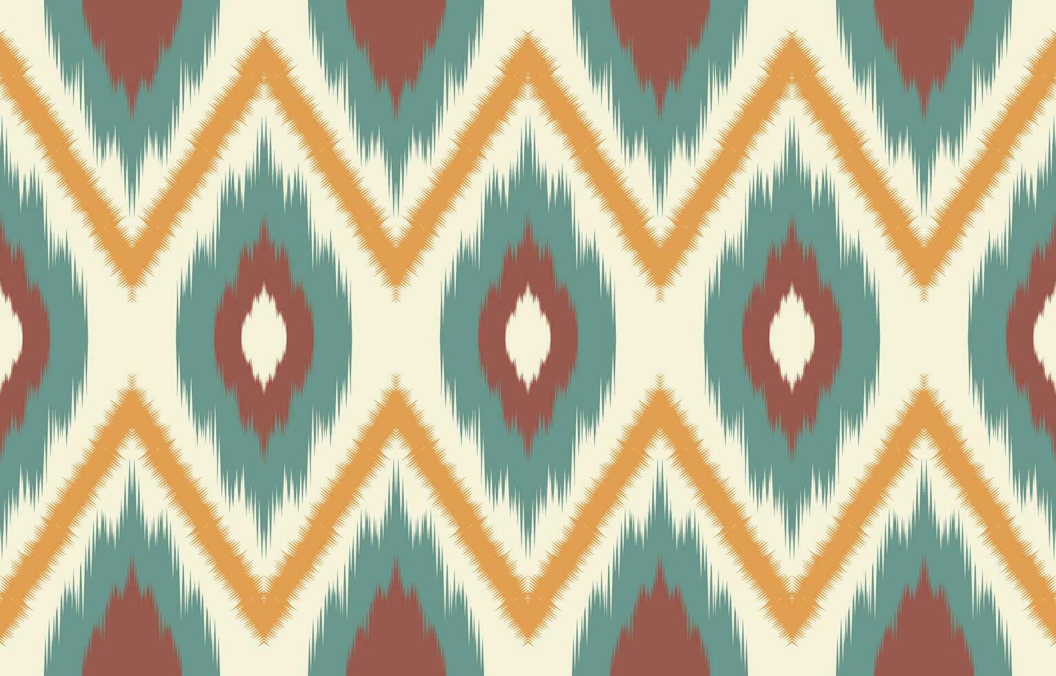 Ethnic abstract ikat art. Aztec ornament print. geometric ethnic pattern seamless  color oriental.  Design for background ,curtain, carpet, wallpaper, clothing, wrapping, Batik, vector illustration.