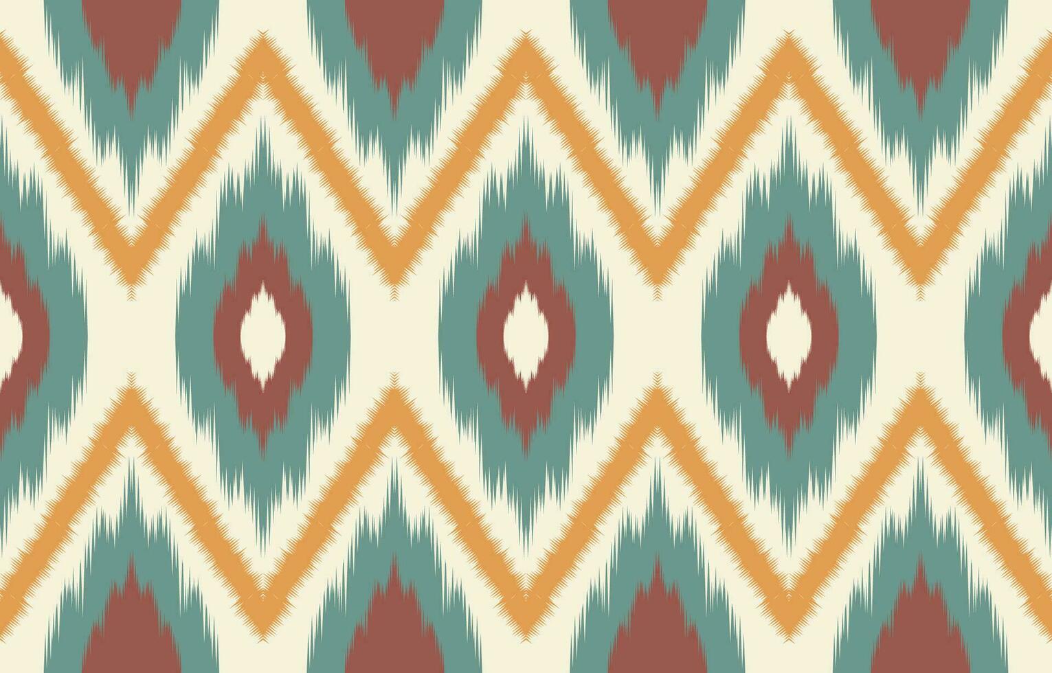 Ethnic abstract ikat art. Aztec ornament print. geometric ethnic pattern seamless  color oriental.  Design for background ,curtain, carpet, wallpaper, clothing, wrapping, Batik, vector illustration.