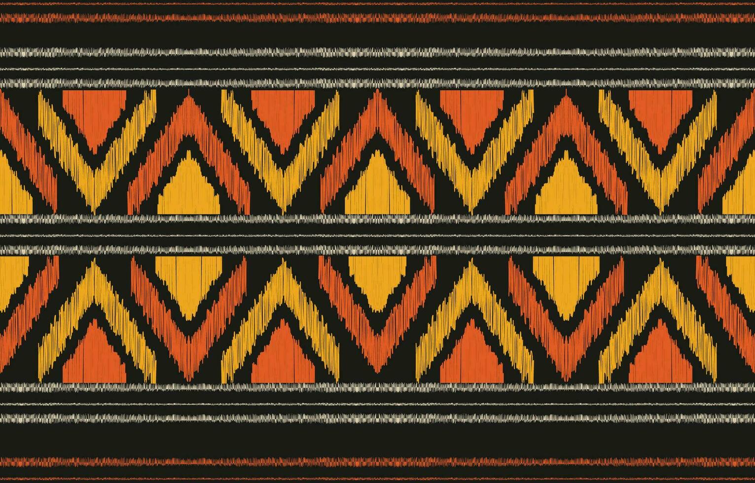 Ethnic abstract ikat art. Aztec ornament print. geometric ethnic pattern seamless  color oriental.  Design for background ,curtain, carpet, wallpaper, clothing, wrapping, Batik, vector illustration.