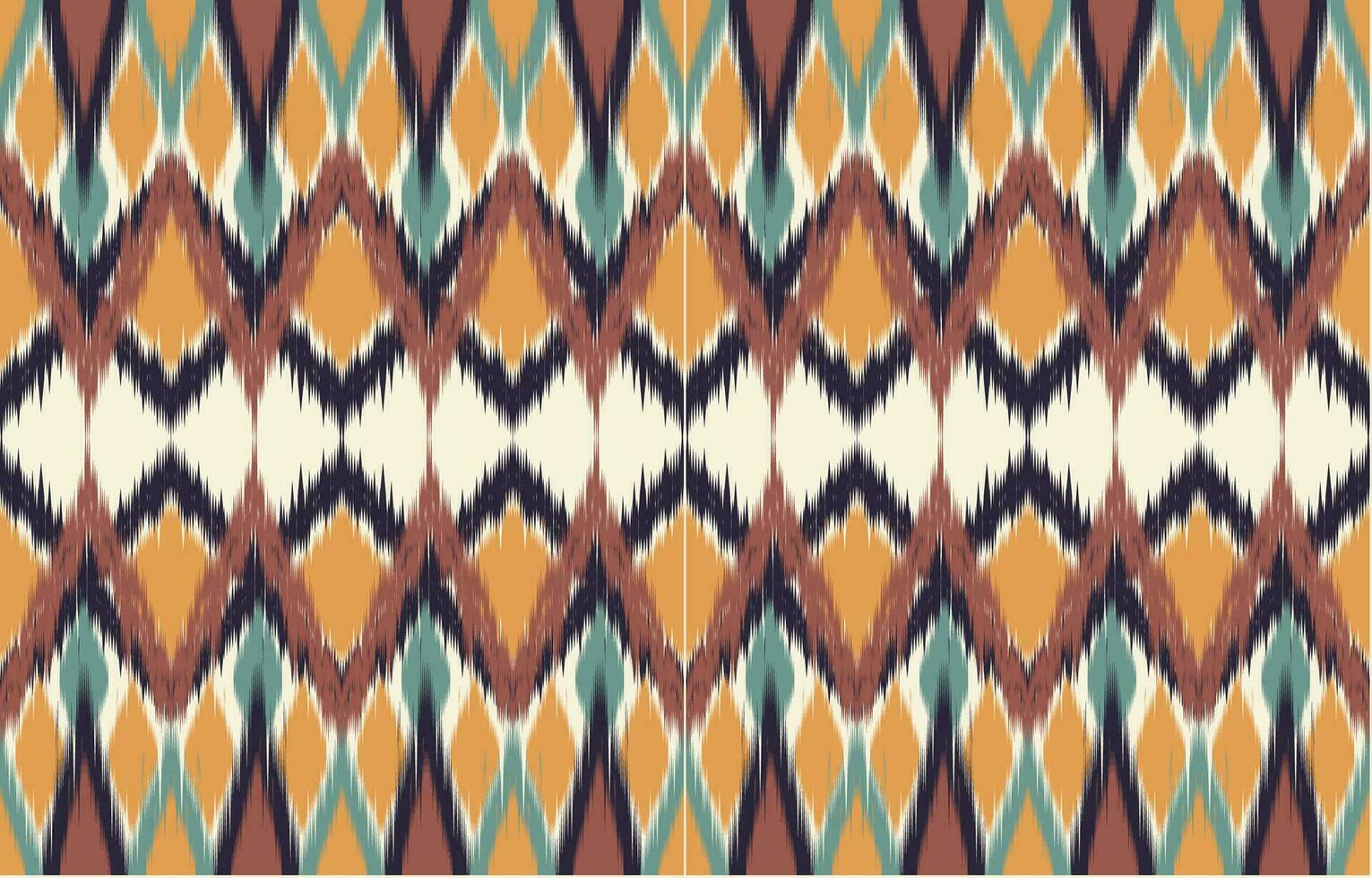 Ethnic abstract ikat art. Aztec ornament print. geometric ethnic pattern seamless  color oriental.  Design for background ,curtain, carpet, wallpaper, clothing, wrapping, Batik, vector illustration.