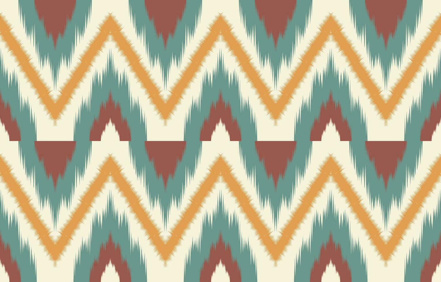 Ethnic abstract ikat art. Aztec ornament print. geometric ethnic pattern seamless  color oriental.  Design for background ,curtain, carpet, wallpaper, clothing, wrapping, Batik, vector illustration.