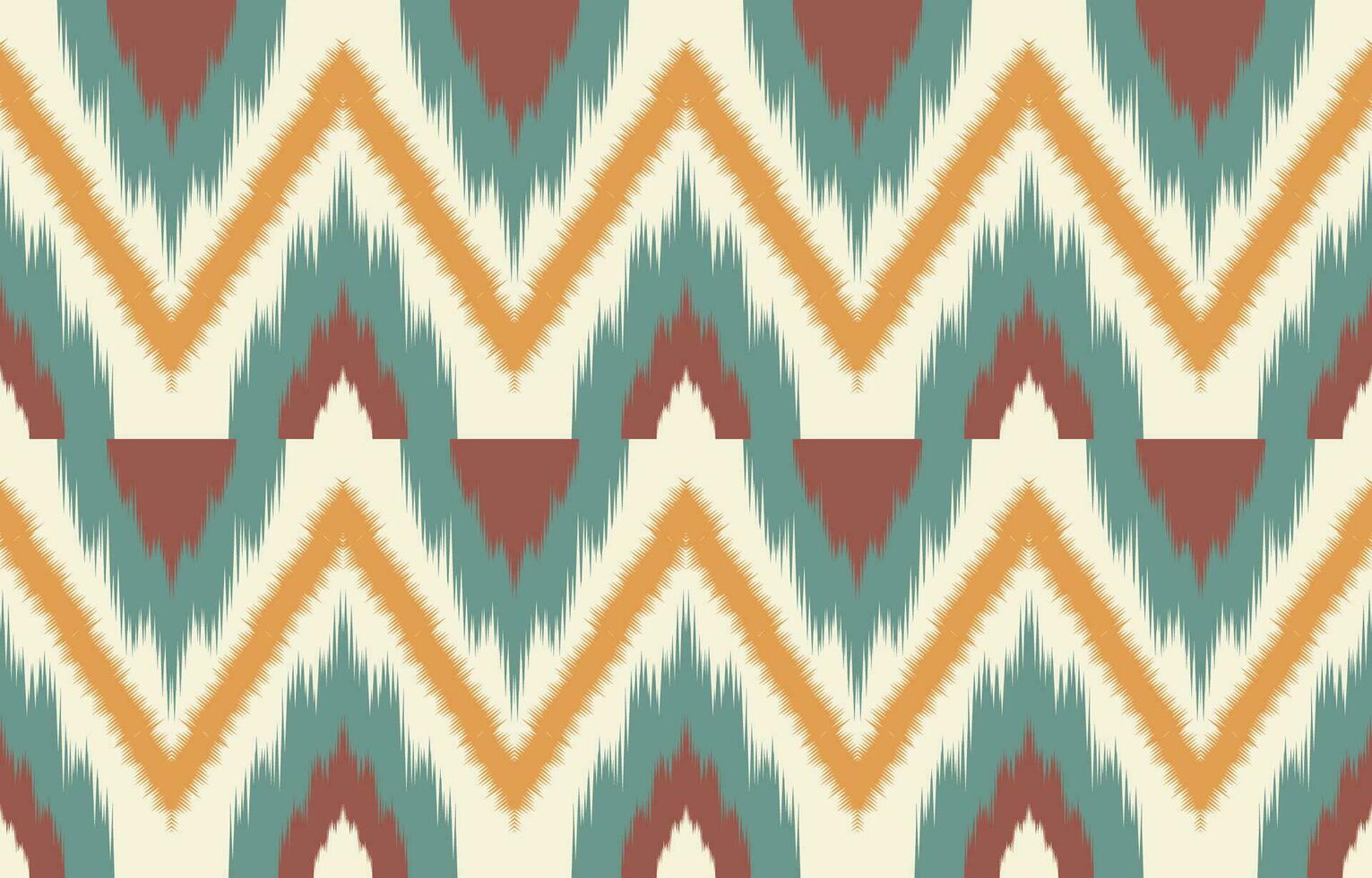 Ethnic abstract ikat art. Aztec ornament print. geometric ethnic pattern seamless  color oriental.  Design for background ,curtain, carpet, wallpaper, clothing, wrapping, Batik, vector illustration.