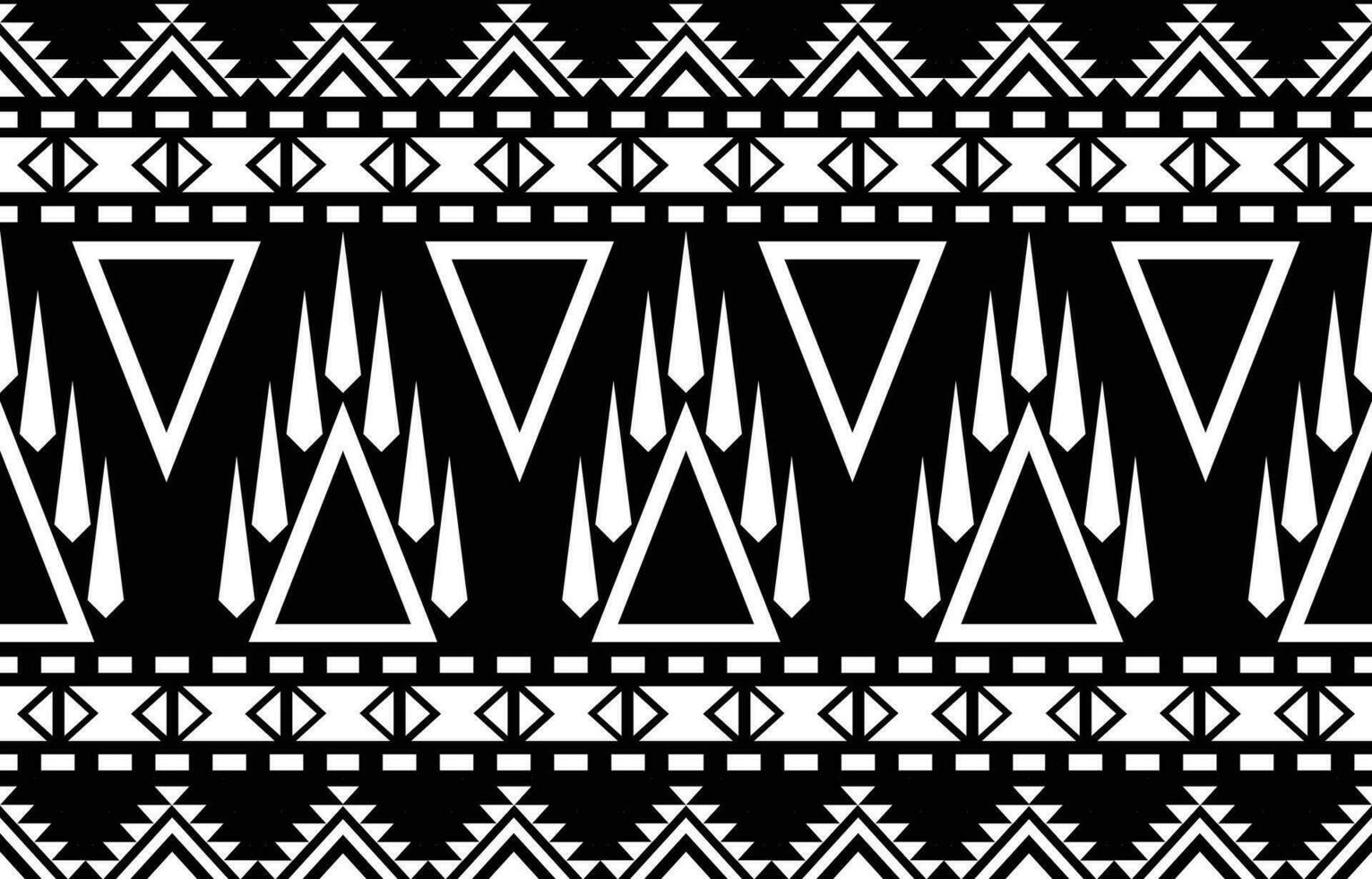 azteca sin costura modelo. alfombra textil impresión textura tribal diseño, geométrico símbolos para logo, tarjetas, tela decorativo obras. tradicional impresión vector ilustración. en negro y blanco antecedentes.