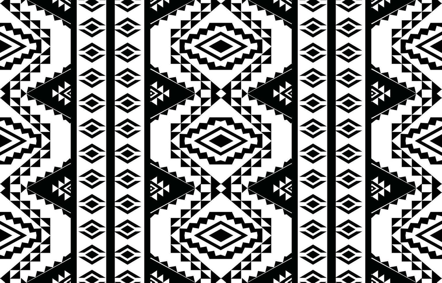 aztec seamless pattern.  rug textile print texture Tribal design, geometric symbols for logo, cards, fabric decorative works. traditional print vector illustration. on black and white background.