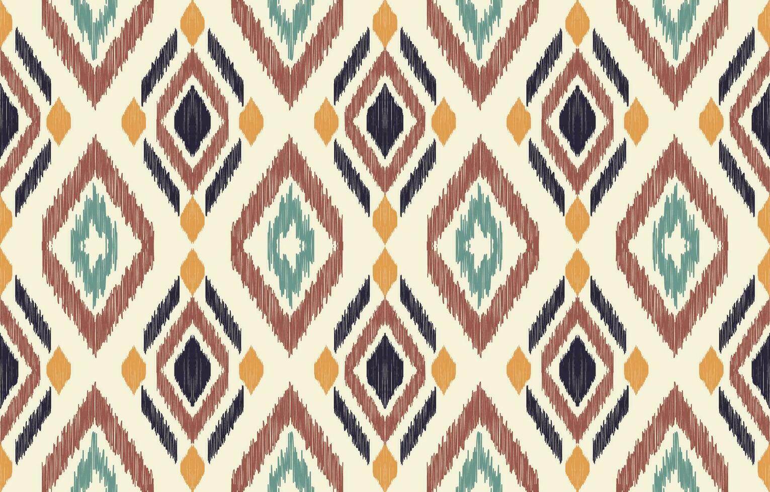 Ethnic abstract ikat art. Aztec ornament print. geometric ethnic pattern seamless  color oriental.  Design for background ,curtain, carpet, wallpaper, clothing, wrapping, Batik, vector illustration.