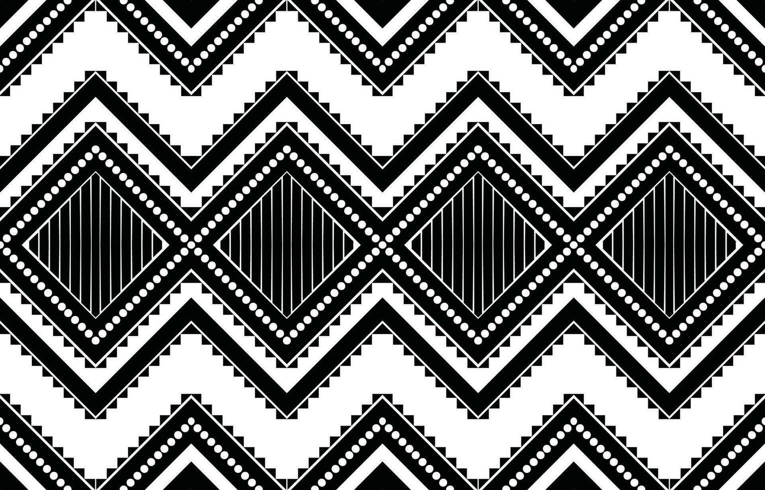 azteca sin costura modelo. alfombra textil impresión textura tribal diseño, geométrico símbolos para logo, tarjetas, tela decorativo obras. tradicional impresión vector ilustración. en negro y blanco antecedentes.
