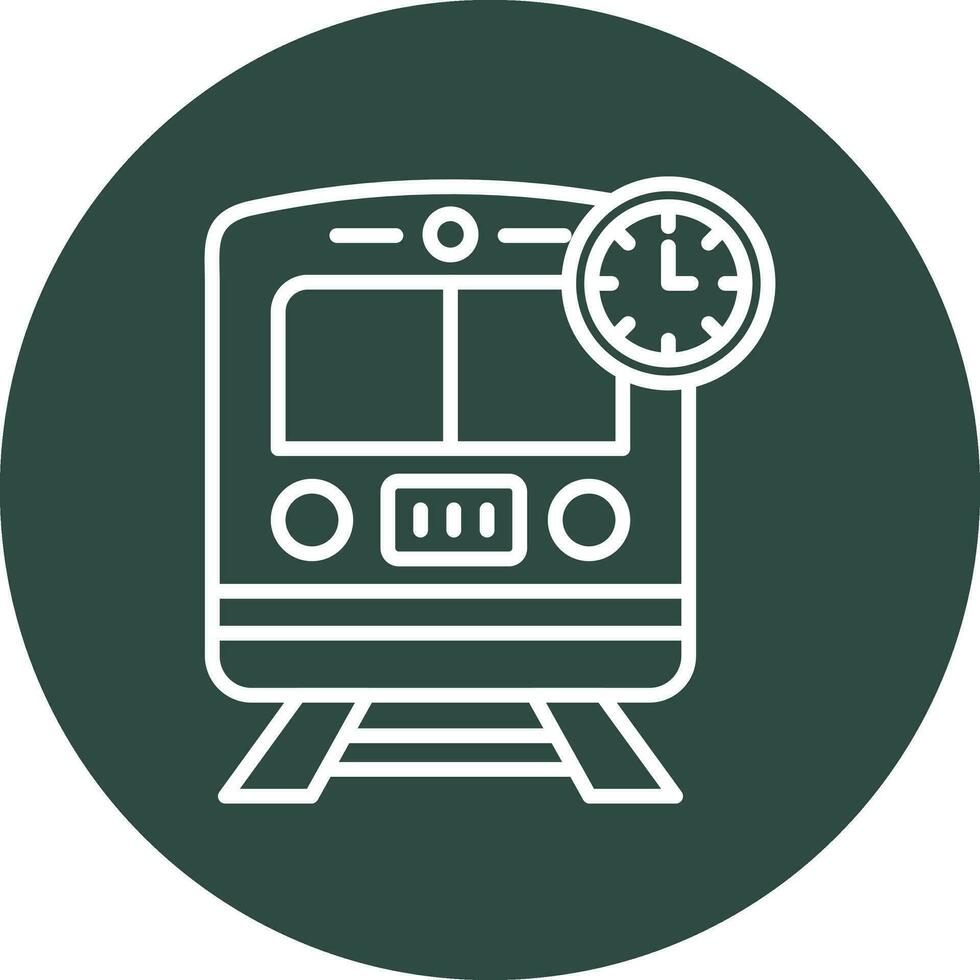 tren veces vector icono