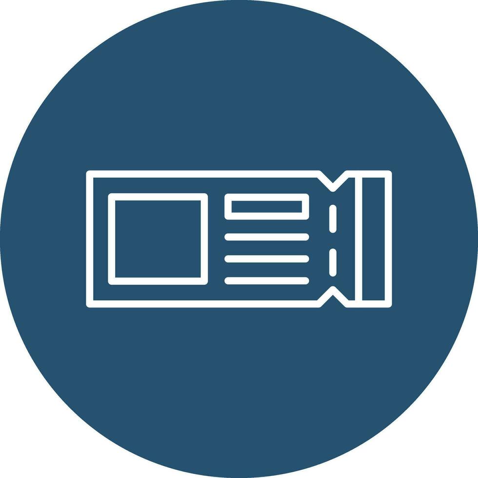 Ticket Vector Icon