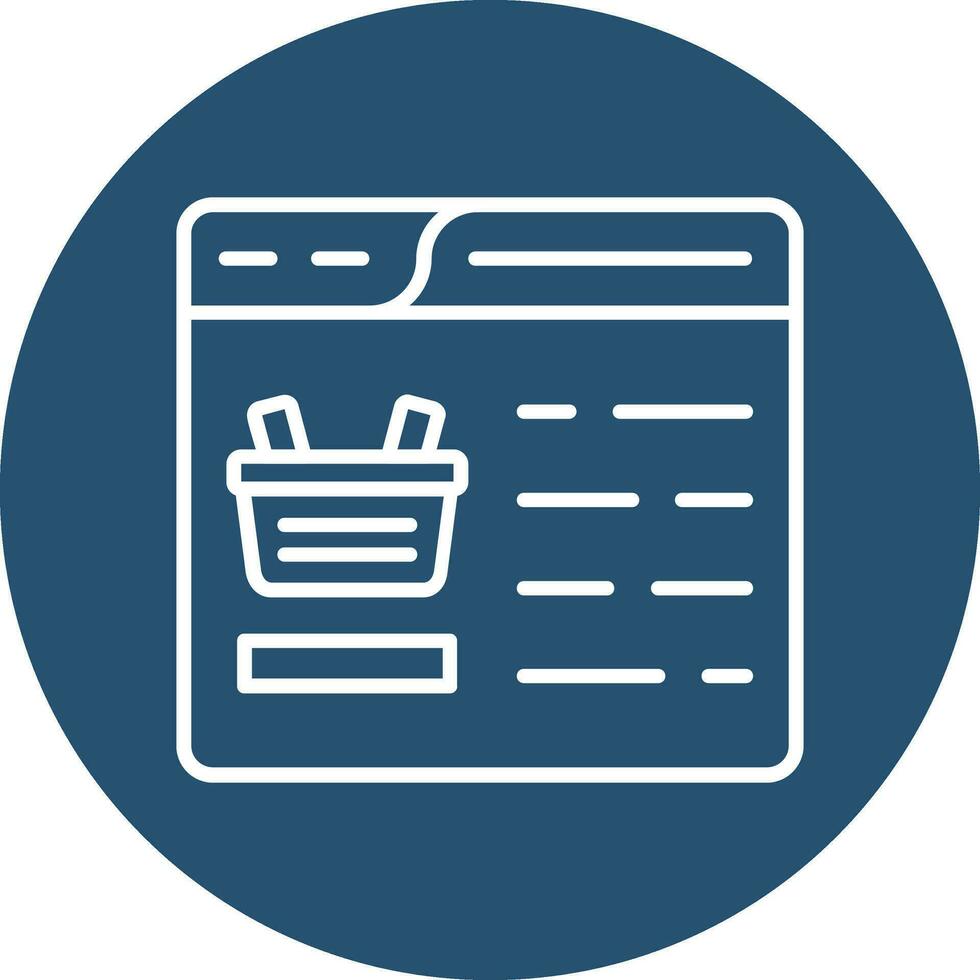 Online Shopping Vector Icon