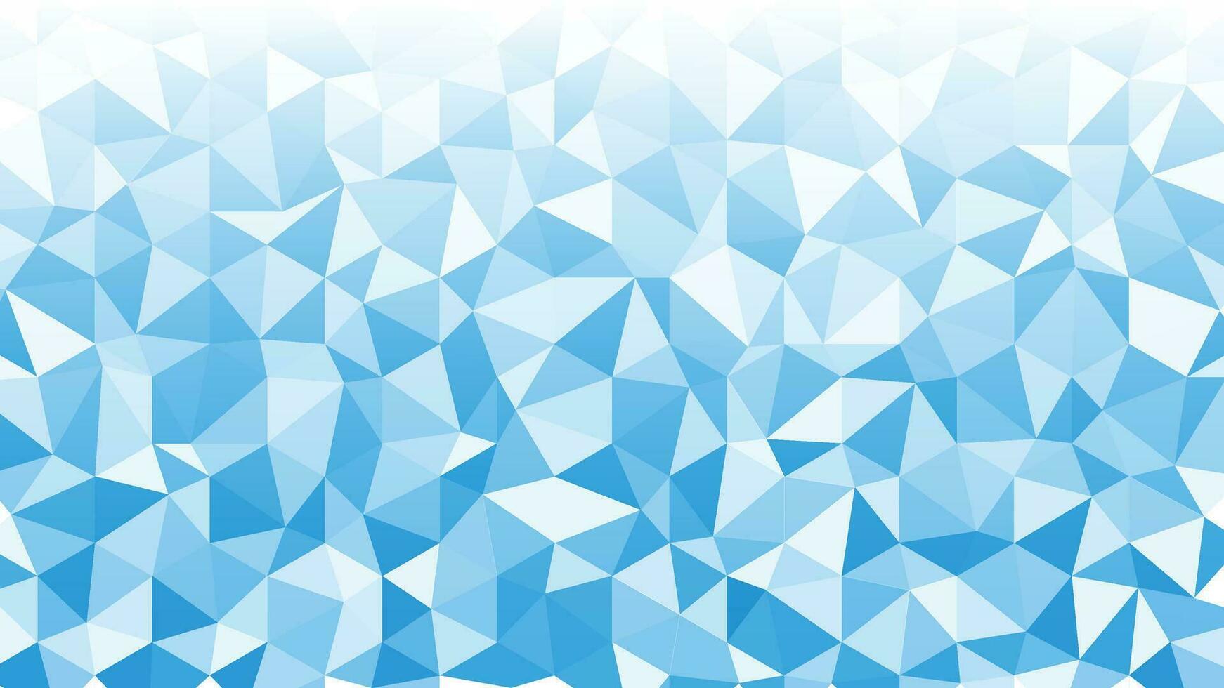 Cool Plain Blue Triangle Background vector