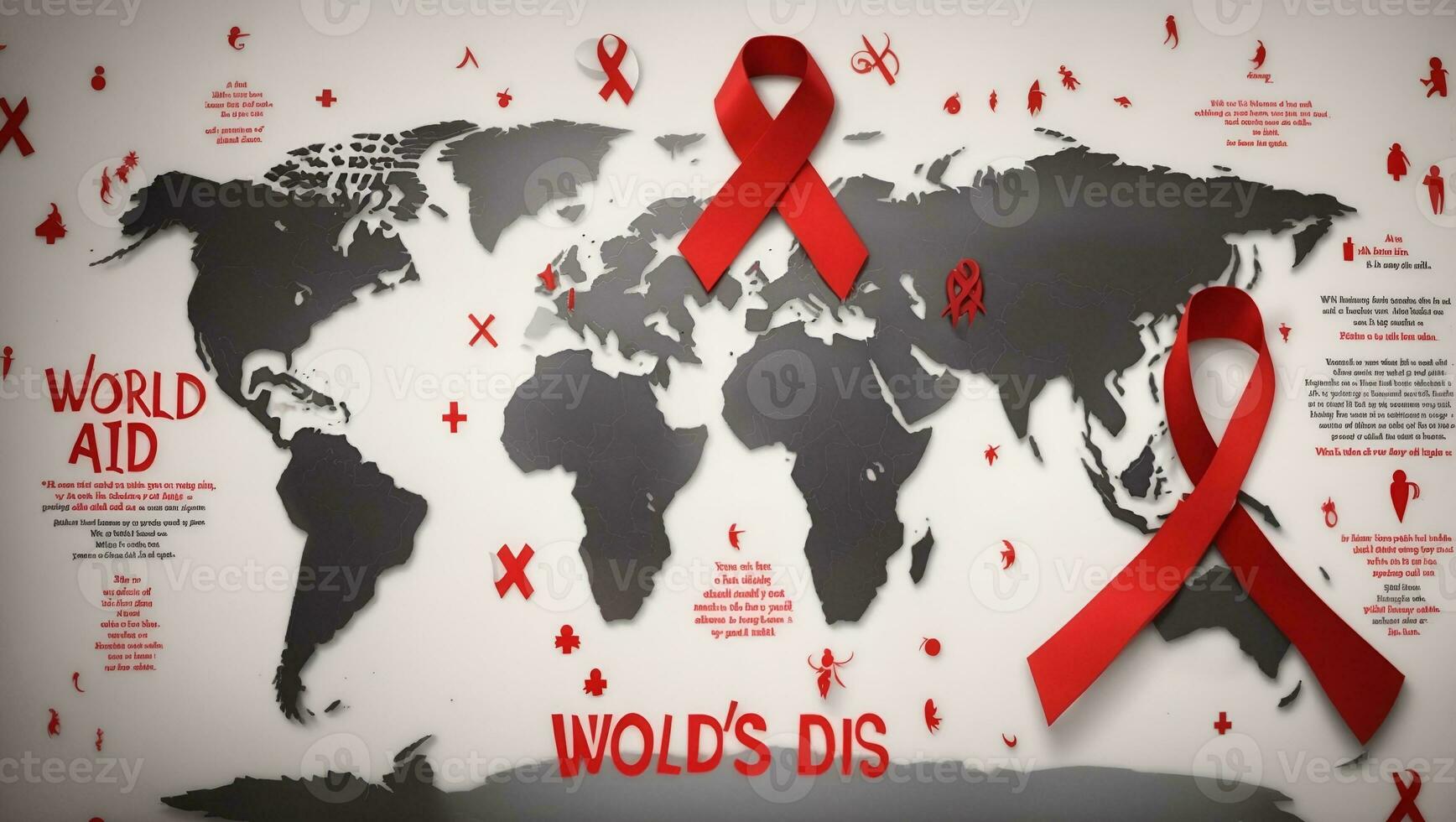 December 1, World AIDS Day, AI generated photo