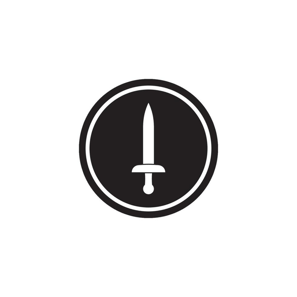 sword icon vector