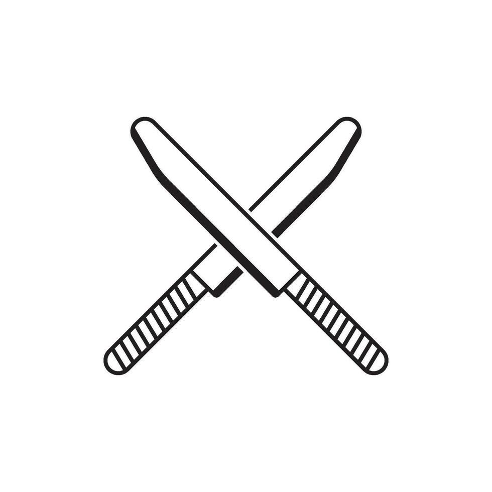 knife icon vector