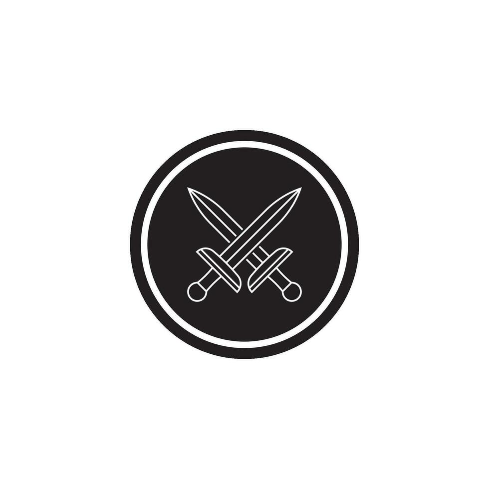 sword icon vector