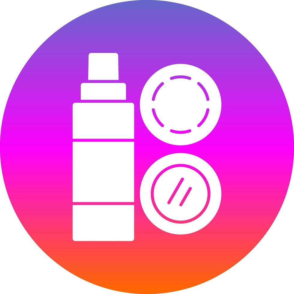 diseño de icono de vector de removedor de maquillaje