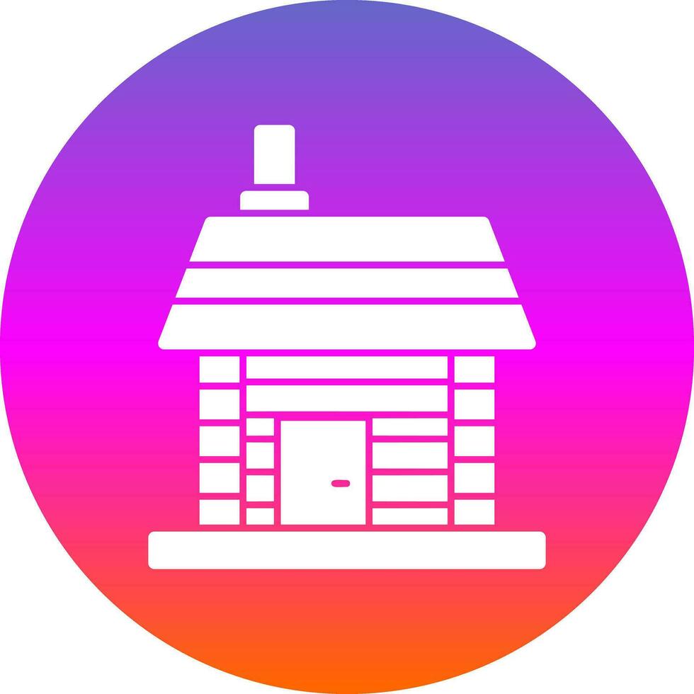 Cabin Vector Icon Design