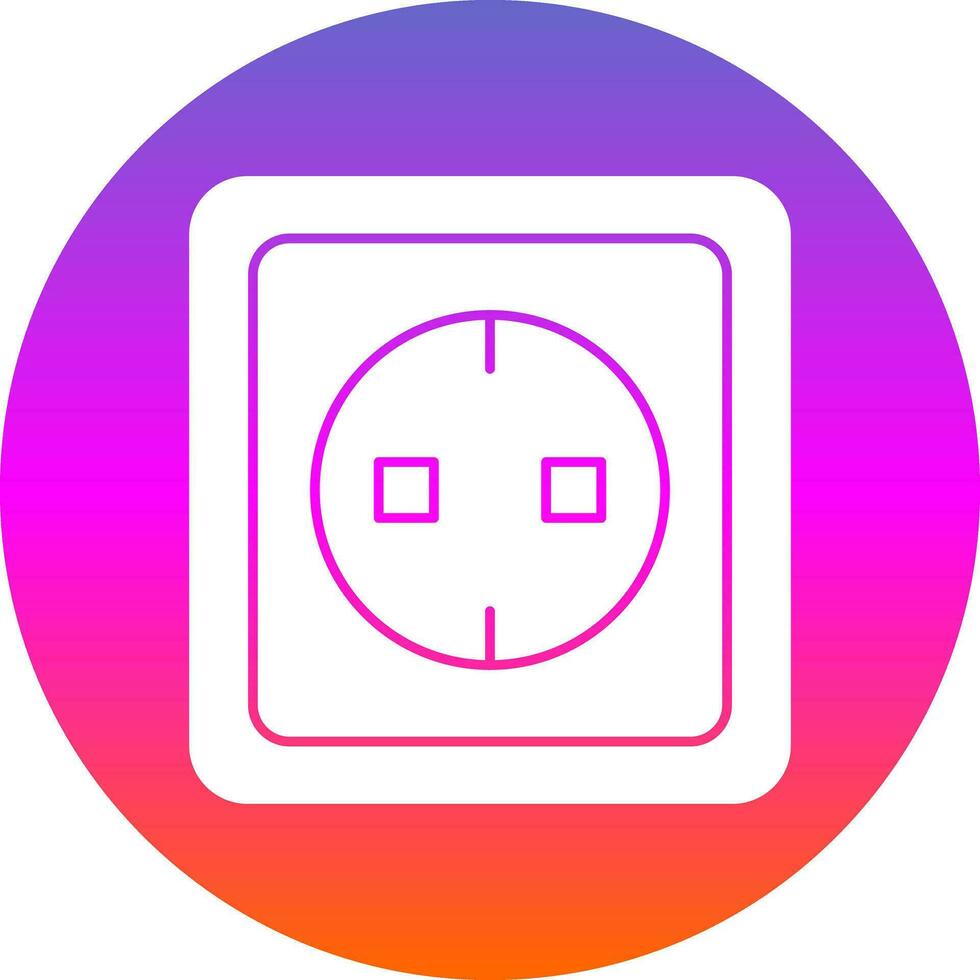 Electric socket Vector Icon Design