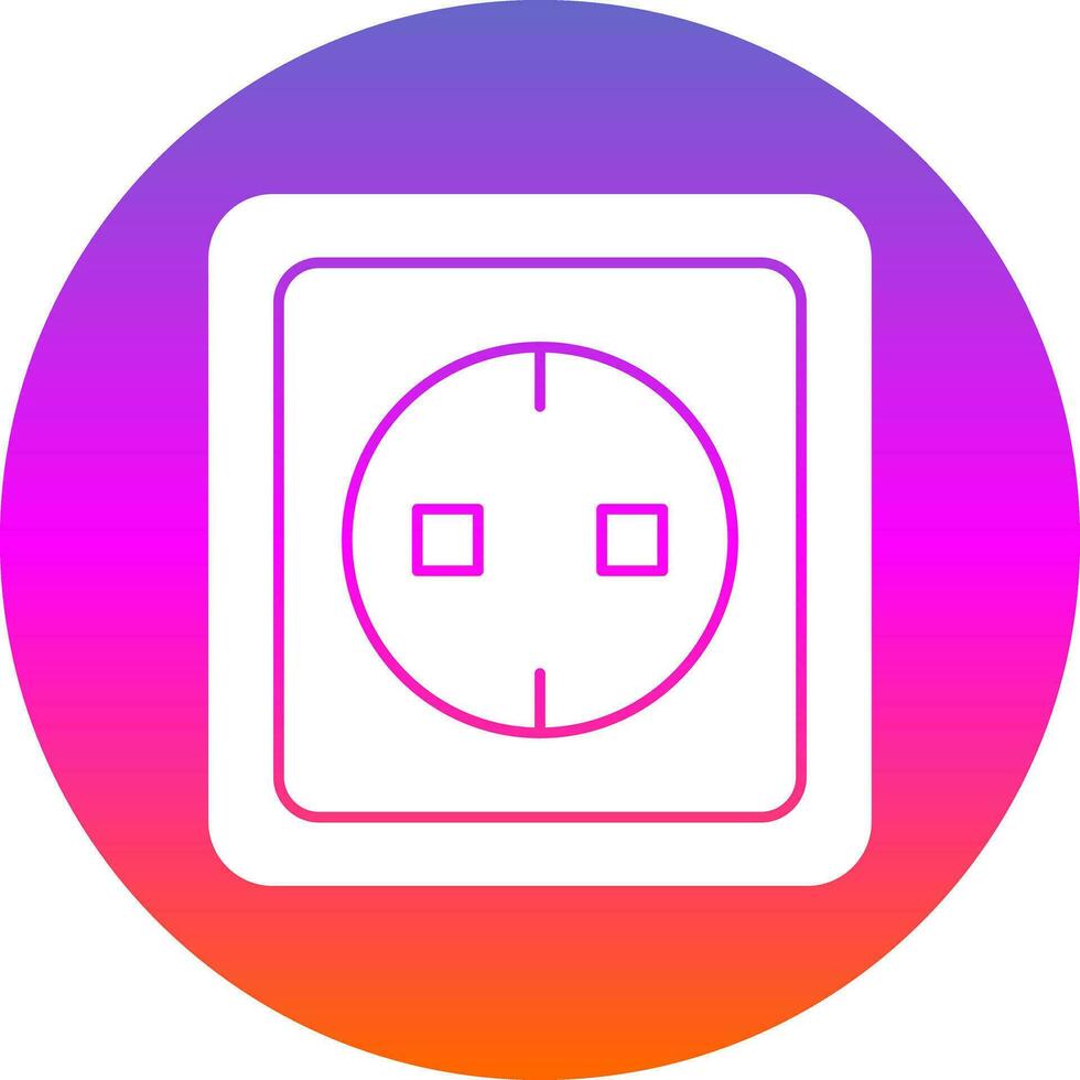 Electric socket Vector Icon Design