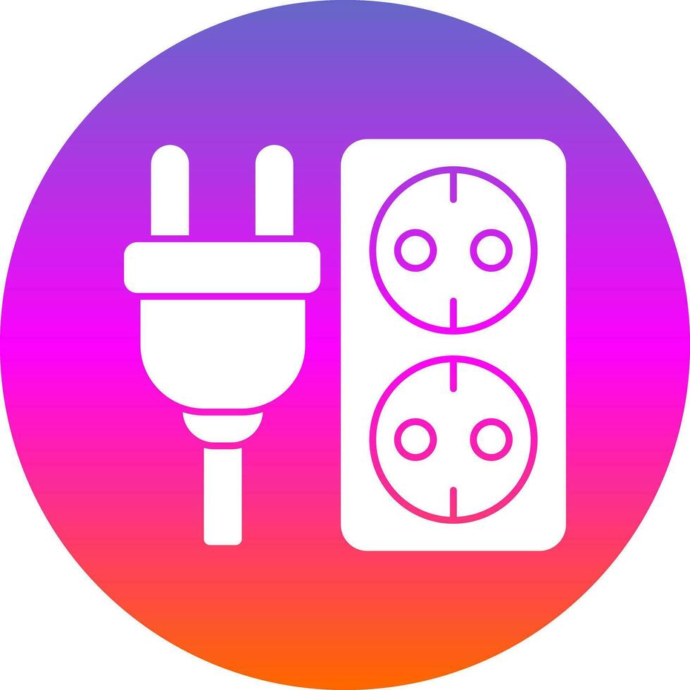 Electric socket Vector Icon Design