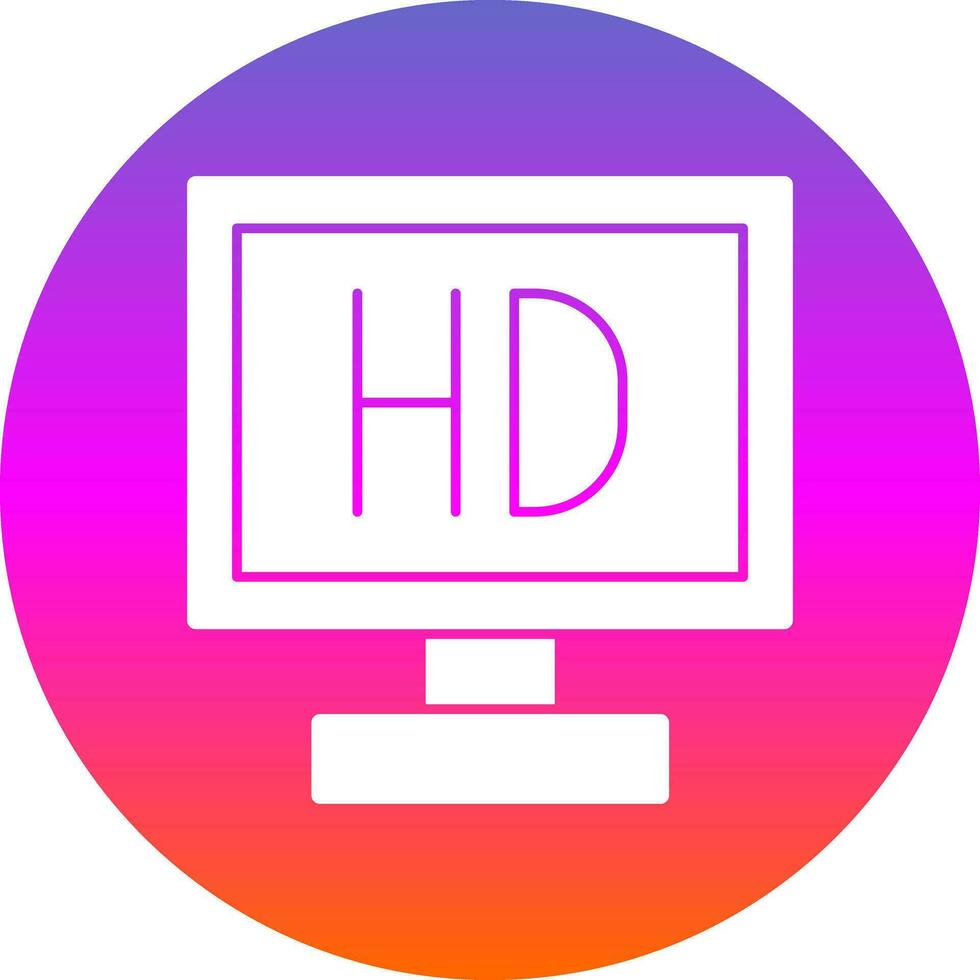 Video display Vector Icon Design